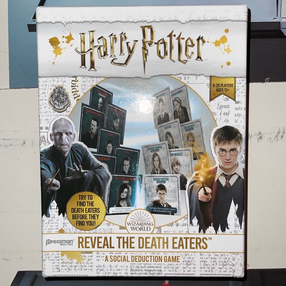 HARRY POTTER Reveal the Death Eaters Pressman Social Deduction Game 8+ players
